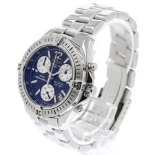 Breitling Colt Chrono Ocean A53350 Black Quartz SS Date Excellent 2