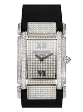 Patek Philippe 4910G-001 Twenty-4 18kt White Gold Pave Diamond Dial Face ! 2