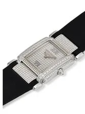 Patek Philippe 4910G-001 Twenty-4 18kt White Gold Pave Diamond Dial Face ! 4