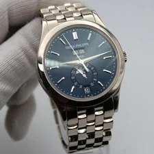 Patek Philippe Day-Date Annual Calendar White Gold Blue Dial 5396/1G-001 3