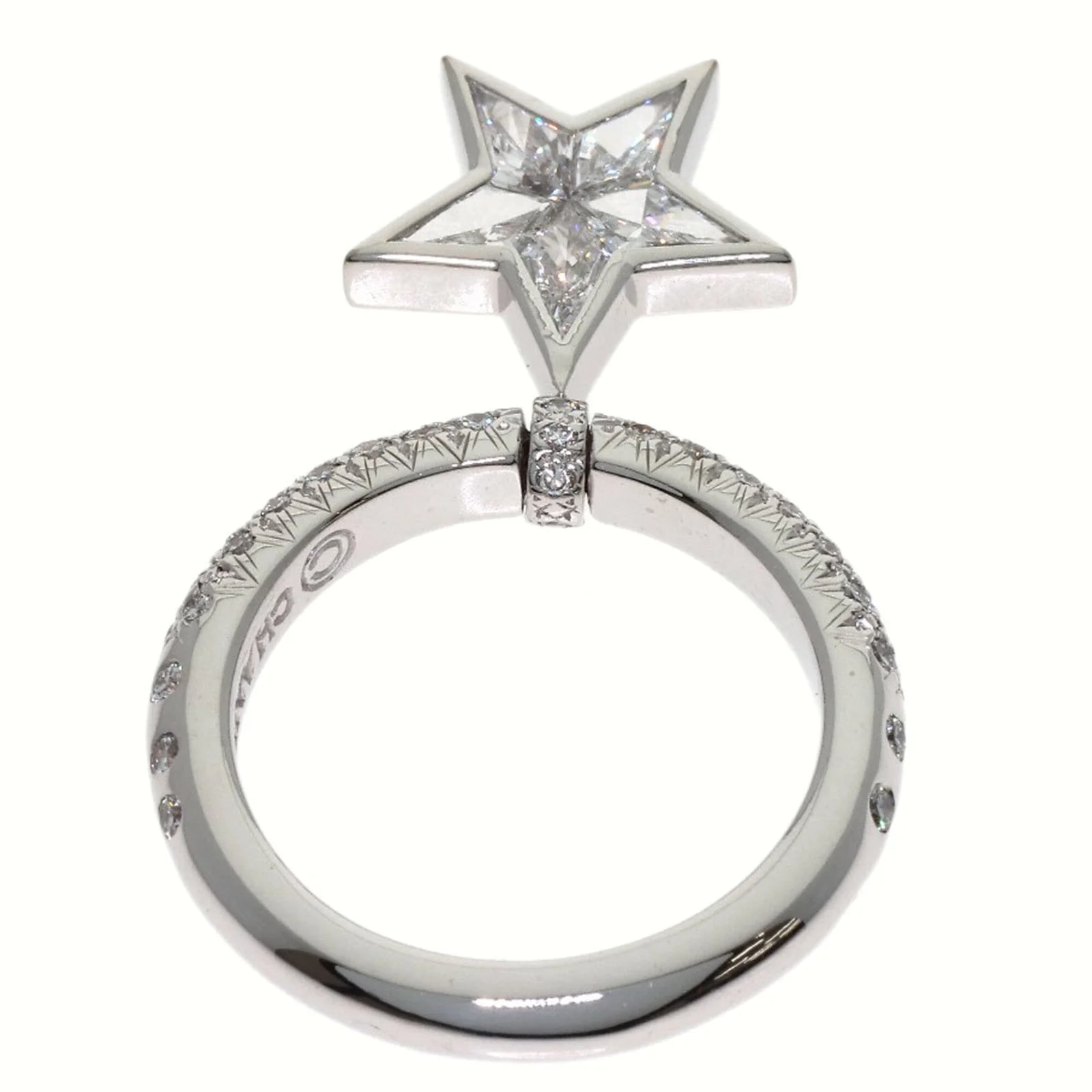Chanel White Gold Band 4