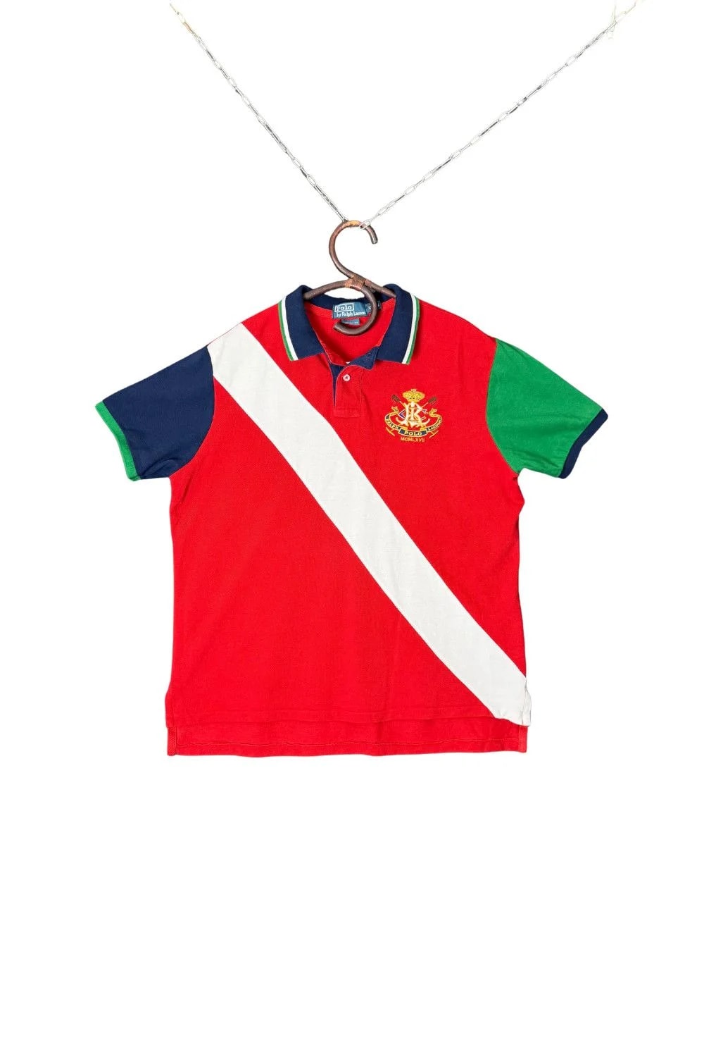 Polo Ralph Lauren — 2010 Polo Ralph Lauren Crest Sash Rugby Polo Number 3 — streetwear — resale