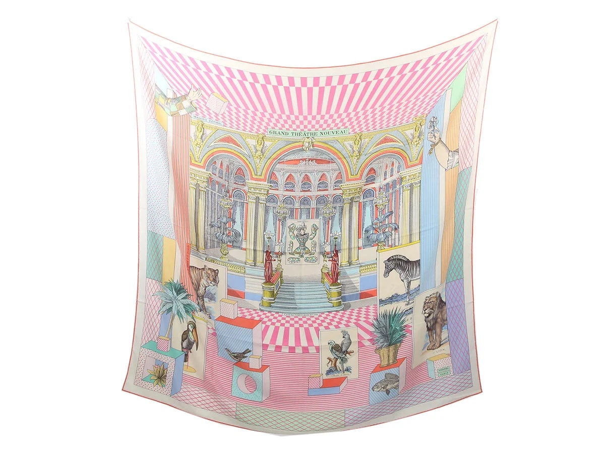 Hermès — Hermès Grande Theater Nouveau Shawl 140cm — Accessory — resale