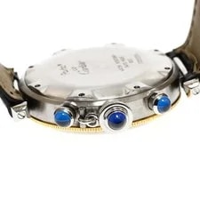 Cartier Pasha de Chronograph 38 W3101155 38mm SS Silver / Gold Dial #C5888 2