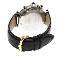 Cartier Pasha de Chronograph 38 W3101155 38mm SS Silver / Gold Dial #C5888 4