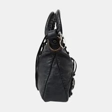 Balenciaga Classic City Dark Studded Fringe Motorcycle 3