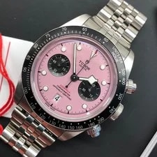 Tudor Black Bay Chrono 79360N Flamingo Pink Dial Steel With Box and Papers 4