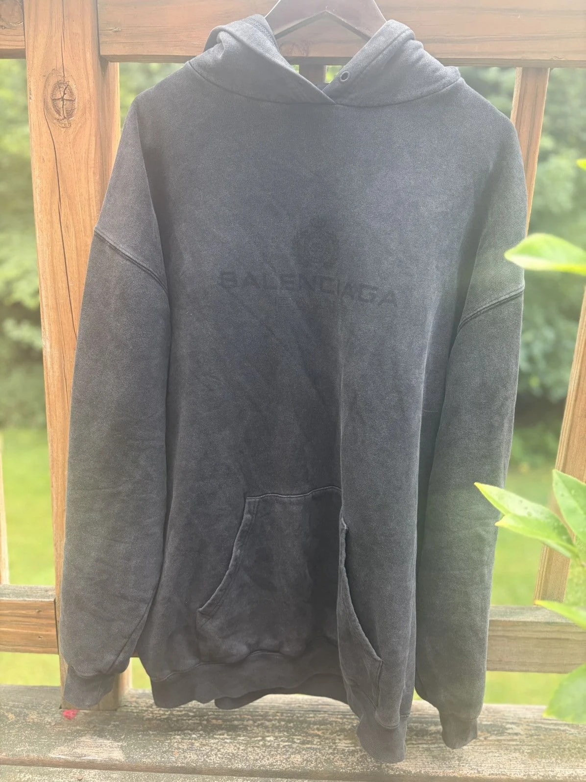 Balenciaga — Balenciaga Paris Washed Hoodie — streetwear — resale