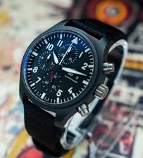 2024 IWC Top Gun Pilot's Black Ceramic IW389101 B+P $3480 Off Msrp 2