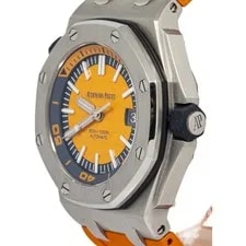 Audemars Piguet Royal Oak 15710ST With Card Orange Dial Auto 42mm 3