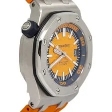 Audemars Piguet Royal Oak 15710ST With Card Orange Dial Auto 42mm 4
