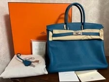 Hermès — Hermes Birkin 35 With 2 Twillies 912193 — Handbag — resale
