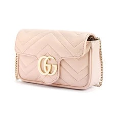 Gucci GG Marmont Double G Logo Quilted V Mini 2