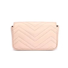 Gucci GG Marmont Double G Logo Quilted V Mini 3