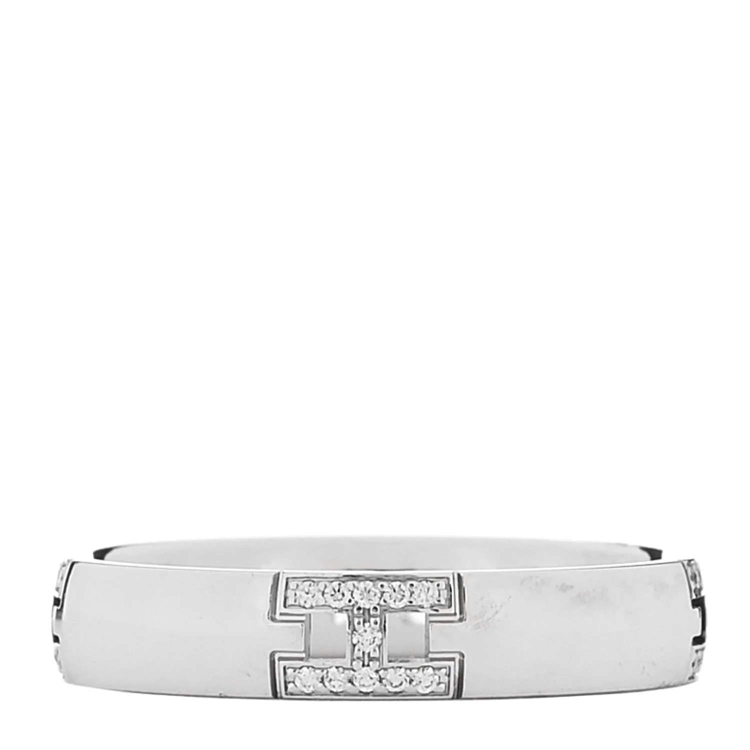 Hermès — 18K White Gold Ever Herakles Wedding Band 51 5.75 — Jewelry — resale