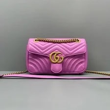 Gucci — Gucci GG Marmont Medium Wave #44ZM — Handbag — resale