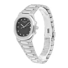 Patek Philippe Nautilus Quartz 33mm Black Dial Stainless Steel 3900/1 B... 4