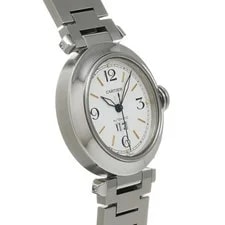 Cartier Pasha C W31044M7 ( 2475) 35mm Stainless Steel White #WW7681 3