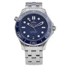 Omega Seamaster Diver 300M 21030422003001 With 42mm Steel Case and Blue Dial.... 3