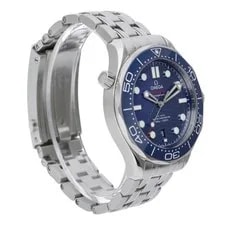 Omega Seamaster Diver 300M 21030422003001 With 42mm Steel Case and Blue Dial.... 4