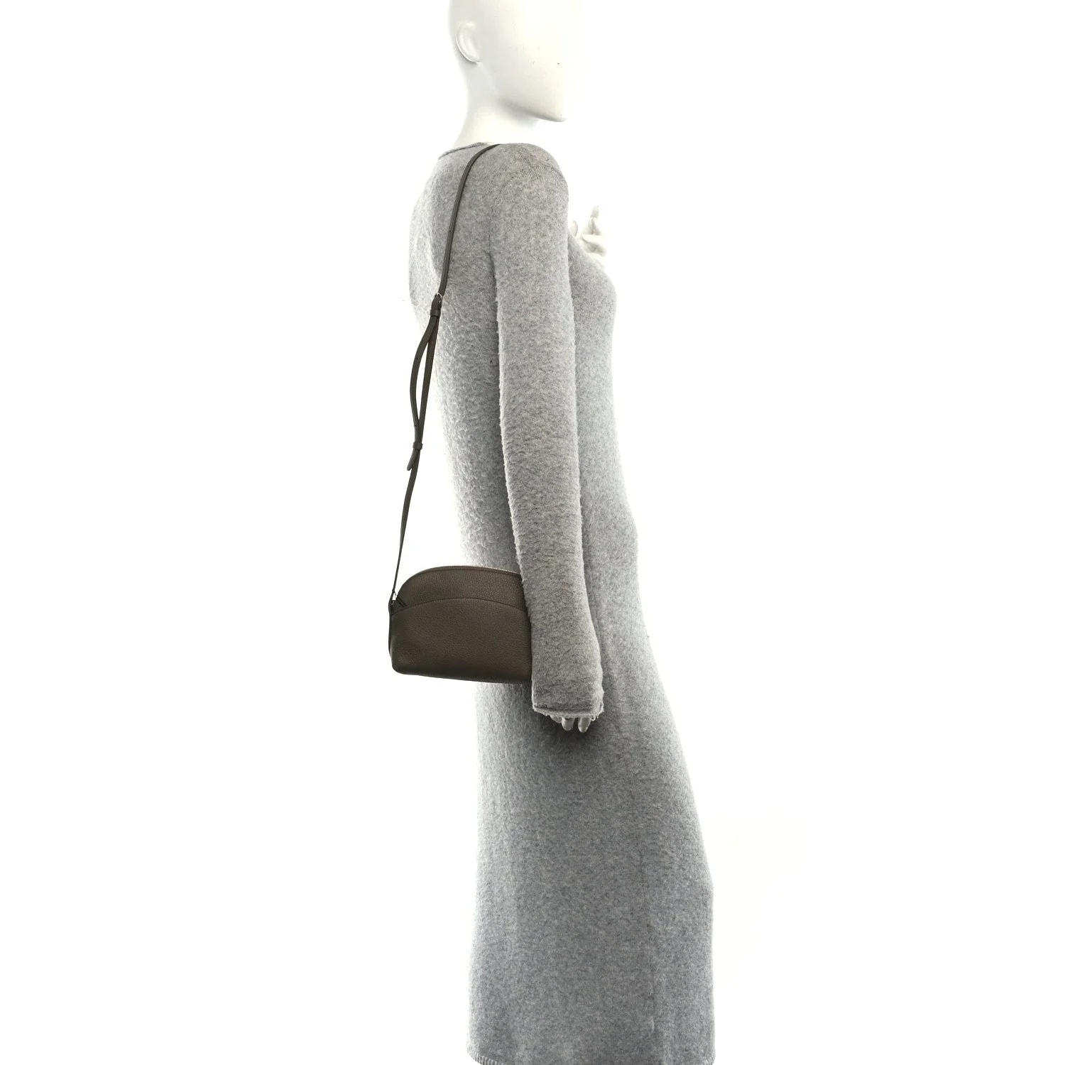 Grained Annie E/W Crossbody Smoked 2
