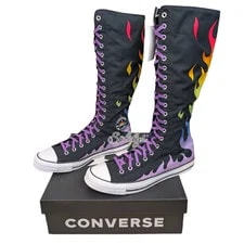 Converse Pride Xxhi Custom Elastic Lace Knee High M13 W15 3