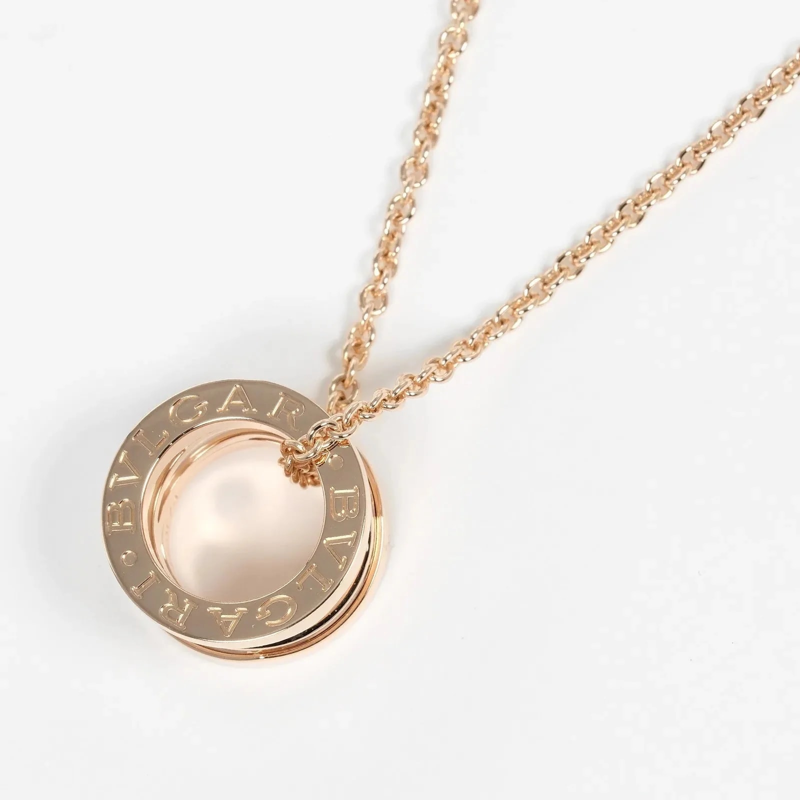 Bvlgari B.zero1 Design Legend Zaha Hadid Pendant 18k Rose Gold With Rose_gold Jewelry 2