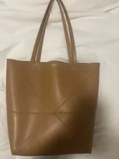 Loewe — Loewe Med Puzzle Warm Desert — Handbag — resale