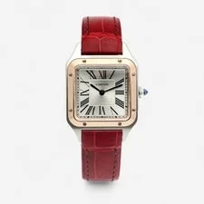 Cartier — Cartier Santos Dumont Small Pink Combo W2SA0012 W2SA0038 155616903 — Watch — resale