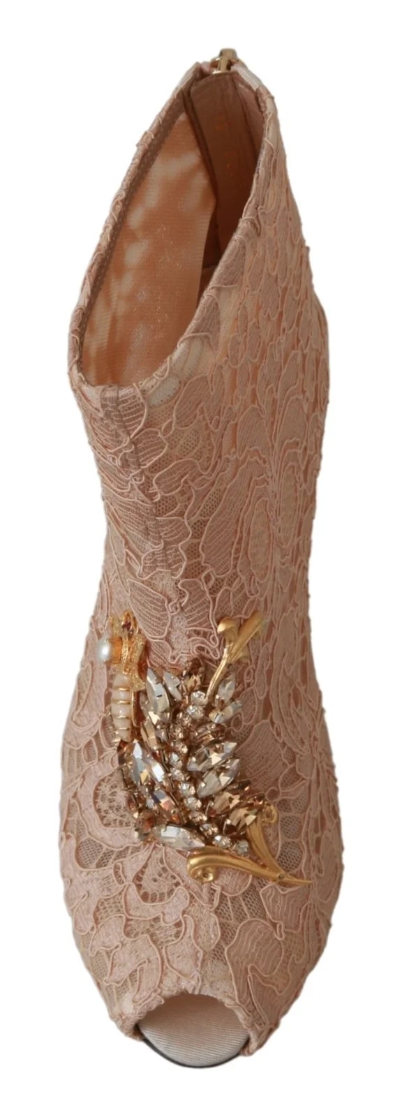 Dolce & Gabbana Lace Booties Stilettos 4