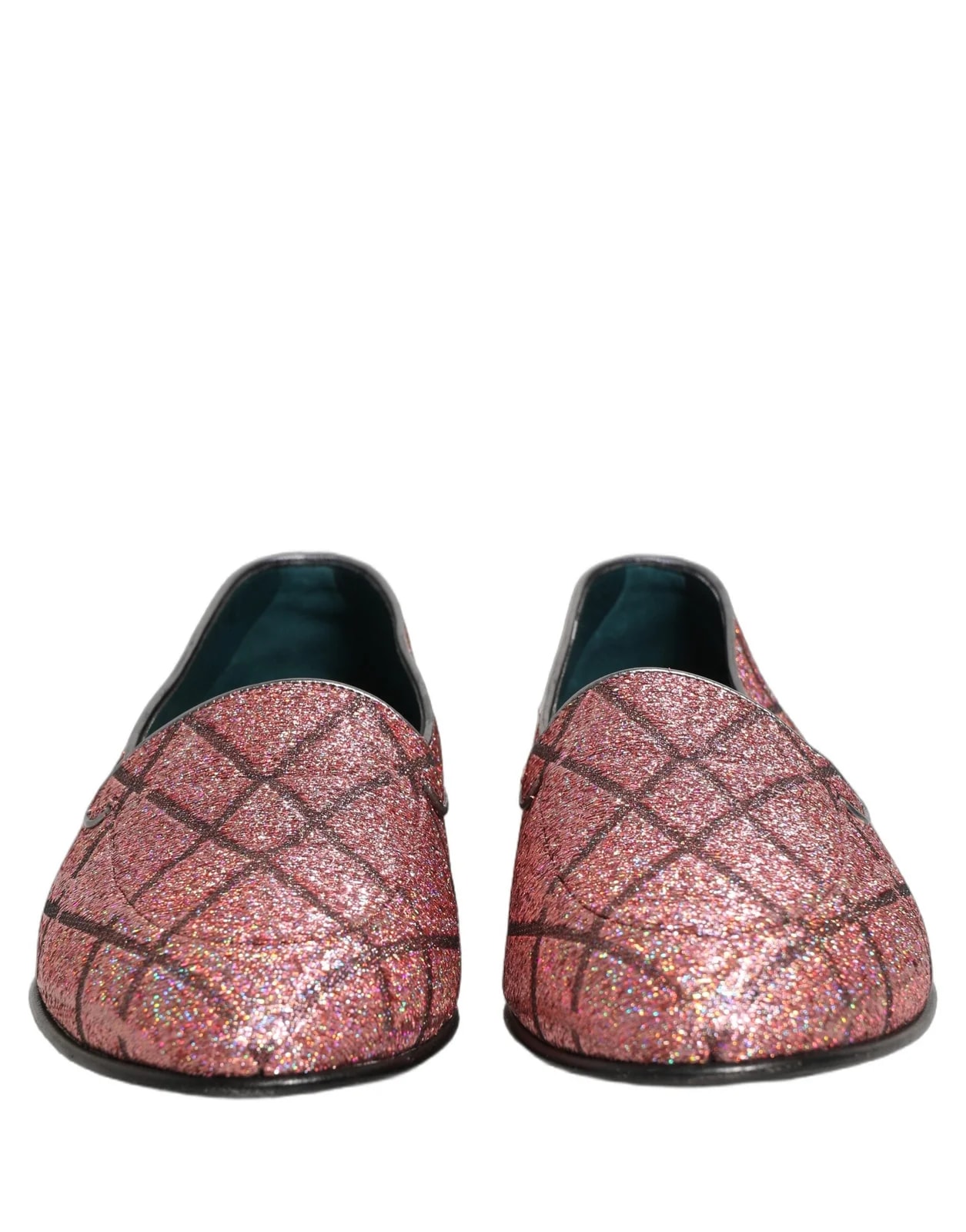 Dolce & Gabbana Check Glitter Lurex Logo 2