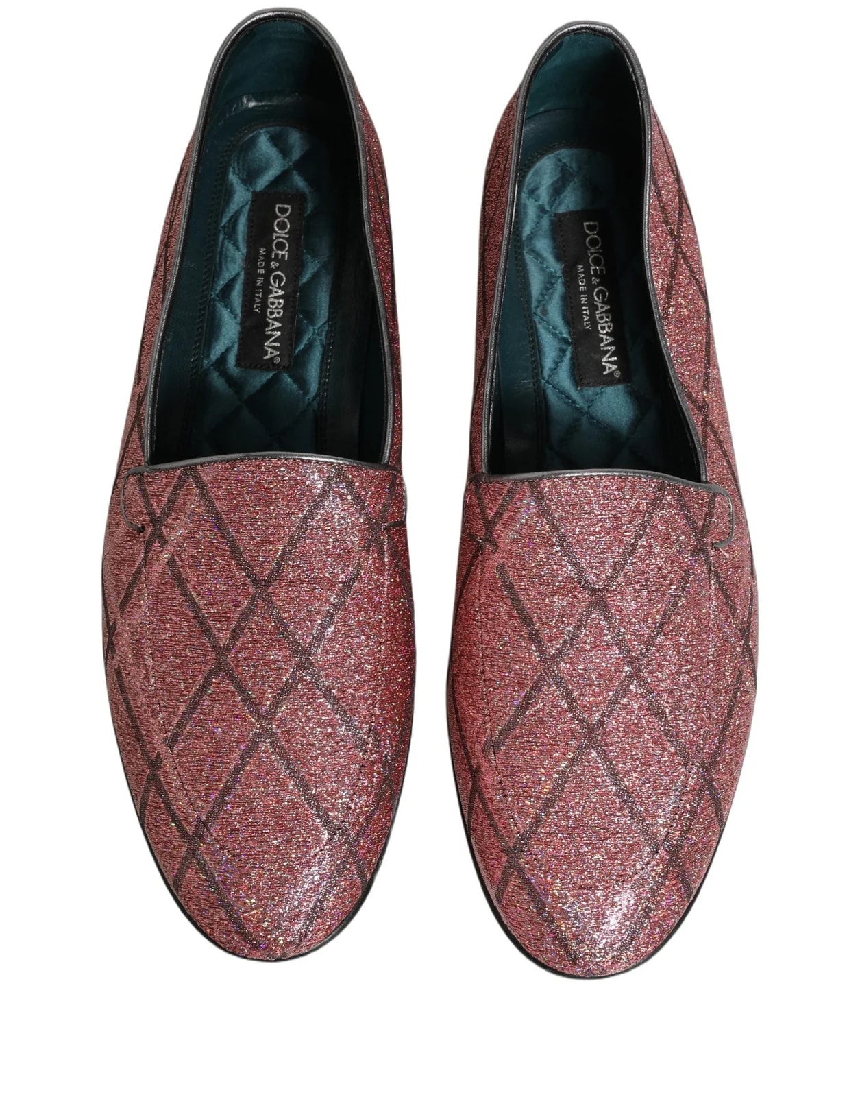 Dolce & Gabbana Check Glitter Lurex Logo 3