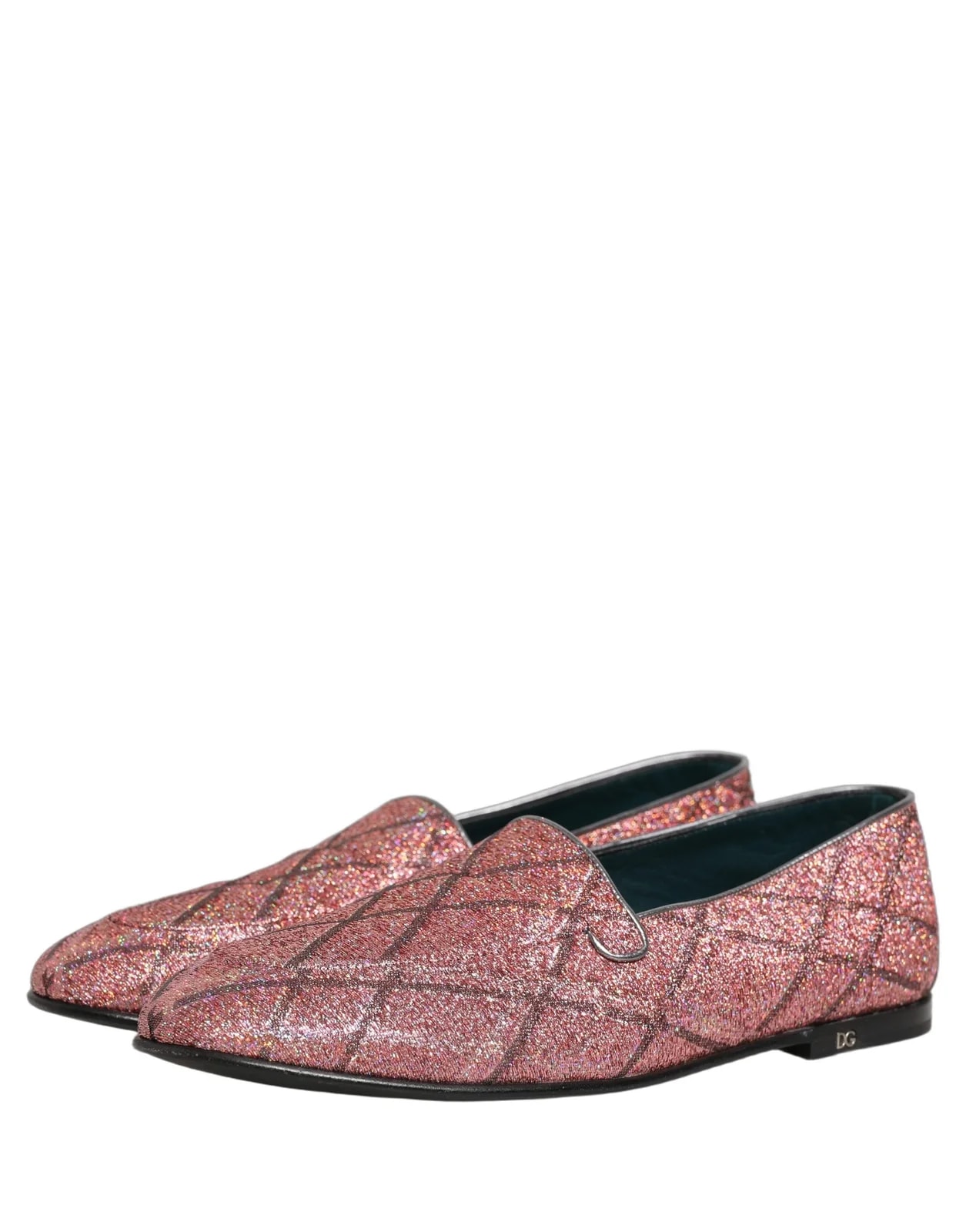 Dolce & Gabbana Check Glitter Lurex Logo 4