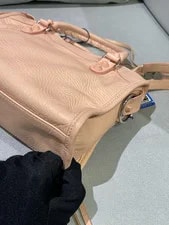Authentic Balenciaga Mini City Waxed Top Handle Sakura 2