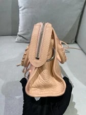 Authentic Balenciaga Mini City Waxed Top Handle Sakura 3