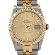 Rolex — Authentic Rolex Datejust 68273G, Stainless Steel X Yellow Gold, Mechanical A... — Watch — resale