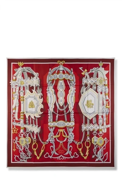Hermès — & 'Brides et Destin' Scarf 90 — Accessory — resale