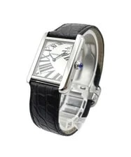 Cartier Tank Solo SM Animated Index Dial Ref.W5200018 Silver Dial W5200018 #003 2