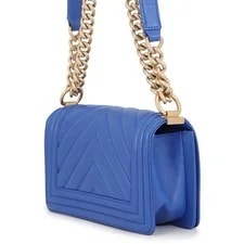 Chanel Boy Small Matelassé Coco Mark #TZB515 2