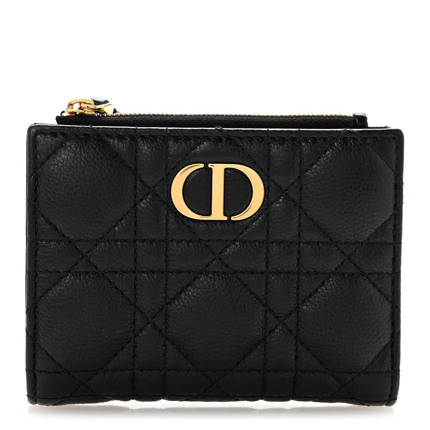 Dior — Grained Supple Caro Dahlia Wallet — Accessory — resale