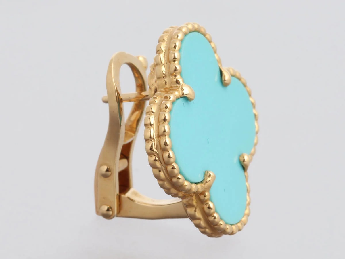Van Cleef & Arpels 18K Yellow Gold Magic Alhambra Pierced 3