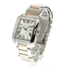 Cartier — Cartier Tank Anglaise LM W5310007 30mm SS Silver Dial Automatic #C3386 — Watch — resale