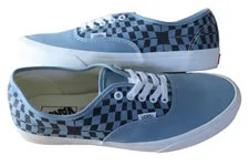 Vans — Vans Authentic Warped Checkerboard Skate Boat Shoes — Sneaker — resale