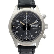 IWC — IWC Pilot Chronograph Automatic 3706-003 Stainless Steel Black — Watch — resale