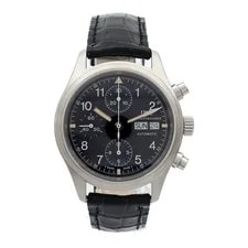 IWC Pilot Chronograph Automatic 3706-003 Stainless Steel Black 2