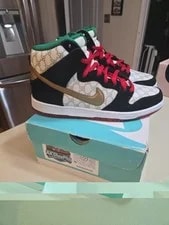 Size 10 - Nike Sb Dunk High Paid in Full Cease & Desist Never Released 3