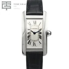 Cartier — Cartier Tank Americaine SM WSTA0043 34.8mm Silver Dial #TGW193 — Watch — resale