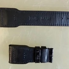 Authentic IWC Black Alligator Band Strap for Big Pilot 22.5mm 3