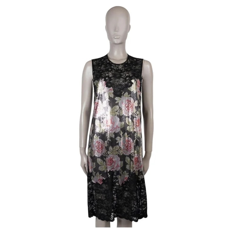 Paco Rabanne — Paco Rabanne 2019 & Lace Chainmail Midi Dress 38 S — Clothing — resale