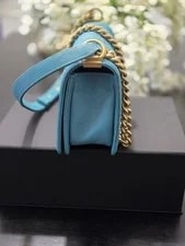 Chanel Boy Bag Chain Strap Turn Lock Flap 3